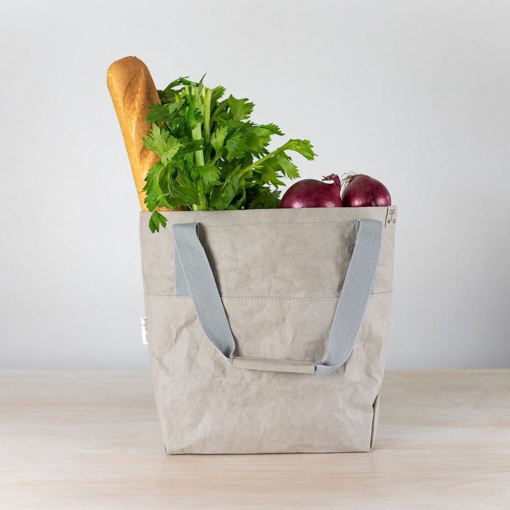 The Washable Paper 'shopping tote' is very versatile with many uses – take it to the markets, a day at the beach, to the office or even as carry on luggage when travelling.